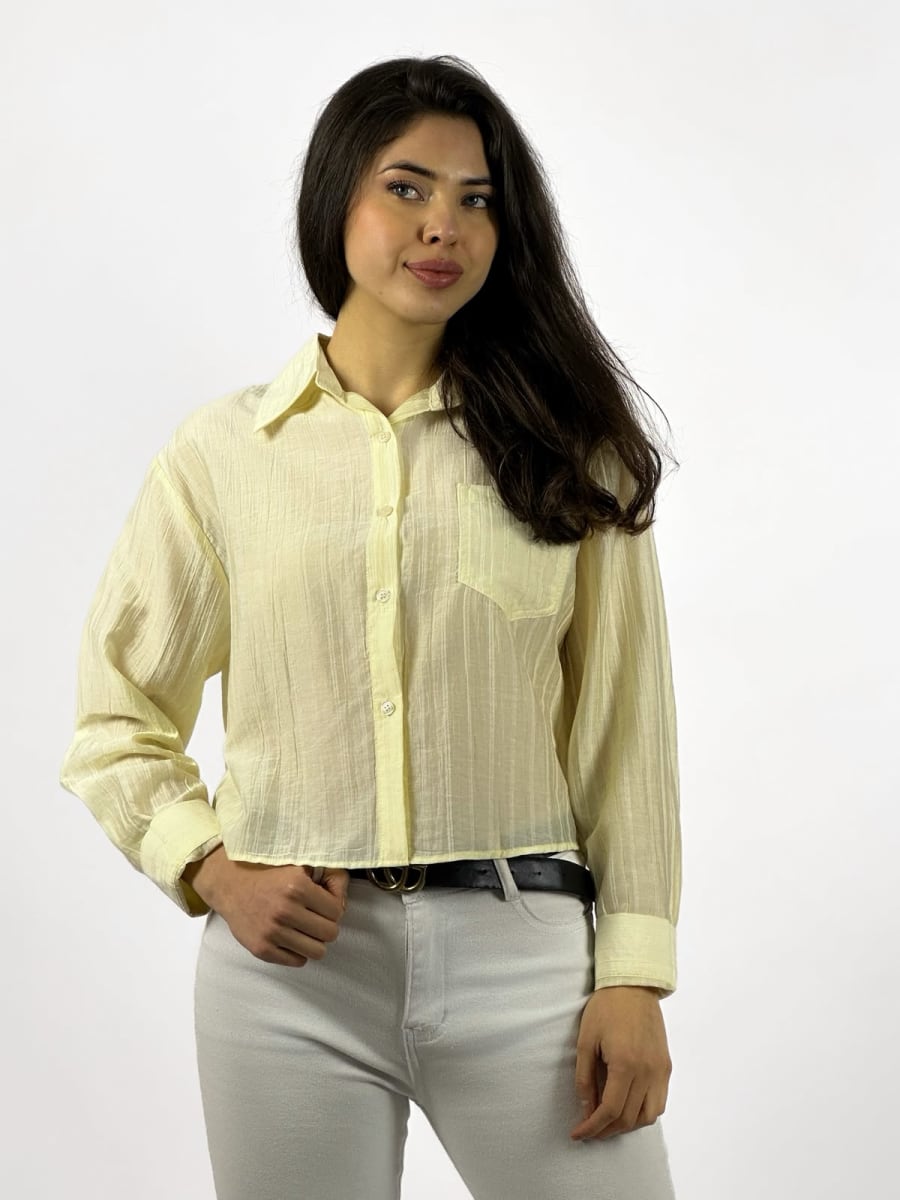 Blusa Casual Lineas Verticales A1-307