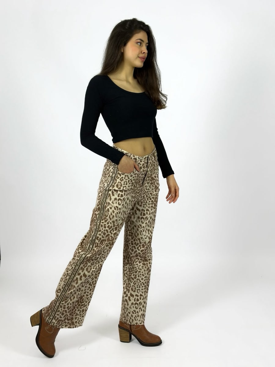 Pantalon Mezclilla Print A1-253
