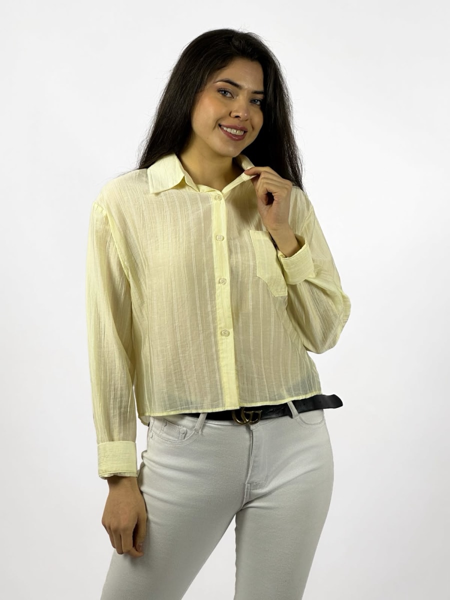 Blusa Casual Lineas Verticales A1-308