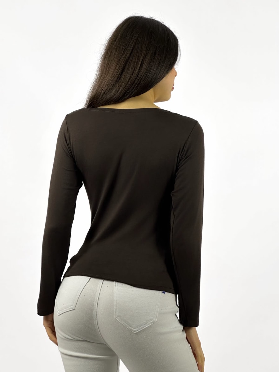 Polera Basica Cuello Cuadrado A3-8012