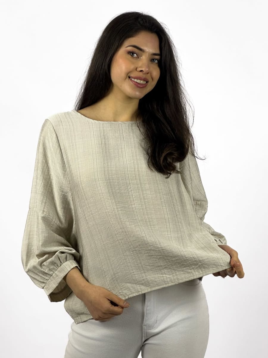 Blusa Casual Holgada S/Botones A1-245