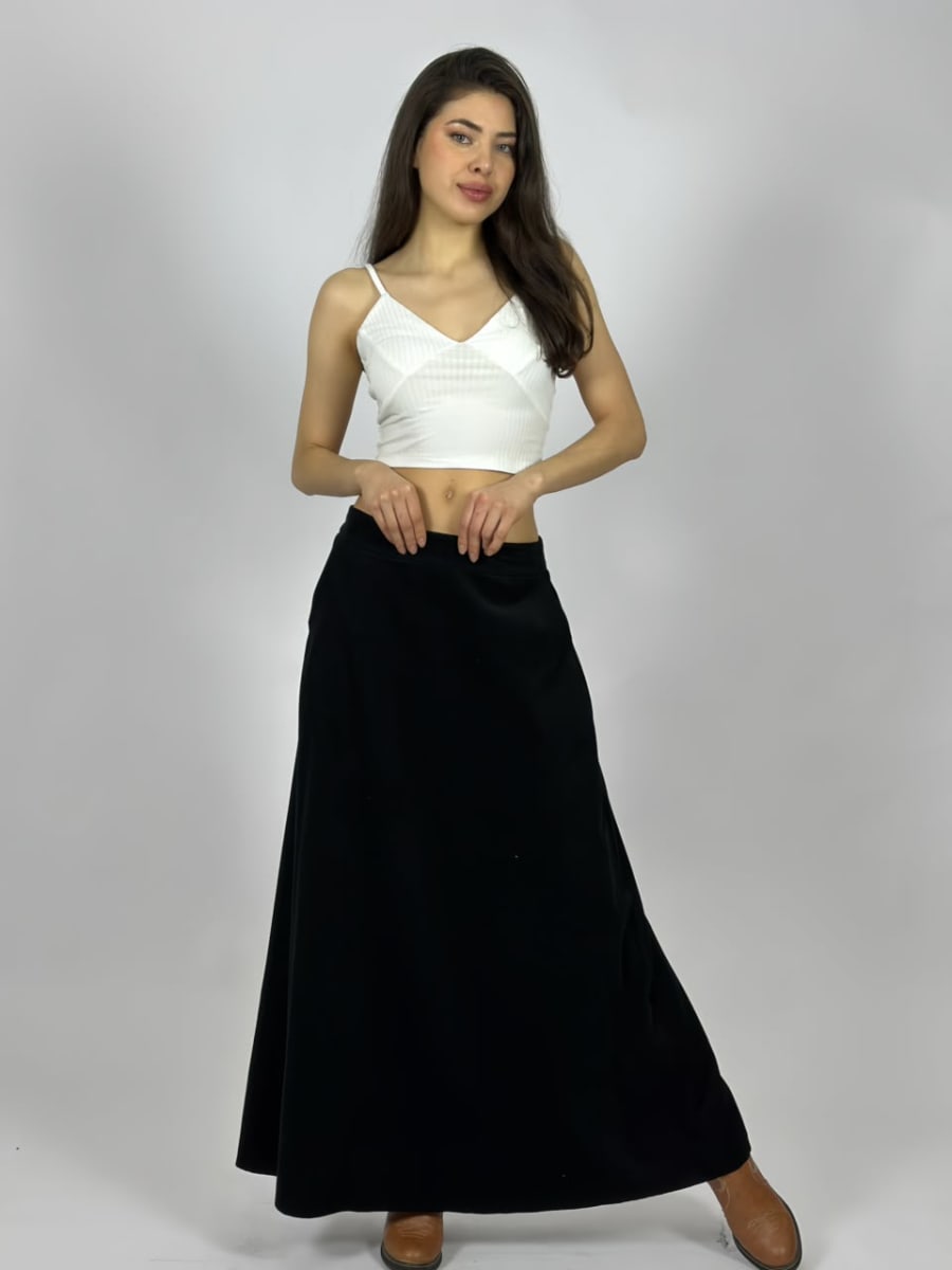 Falda Cotele con Bolsillo A1-471