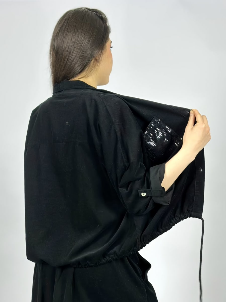 Chaqueta Cotele Delgado Bolsillos Brillos A2-572