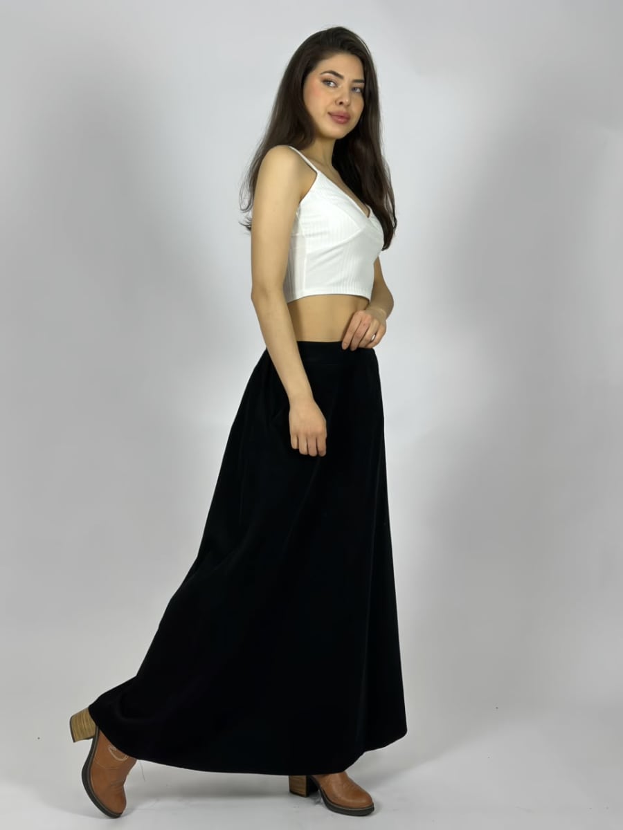 Falda Cotele con Bolsillo A1-472