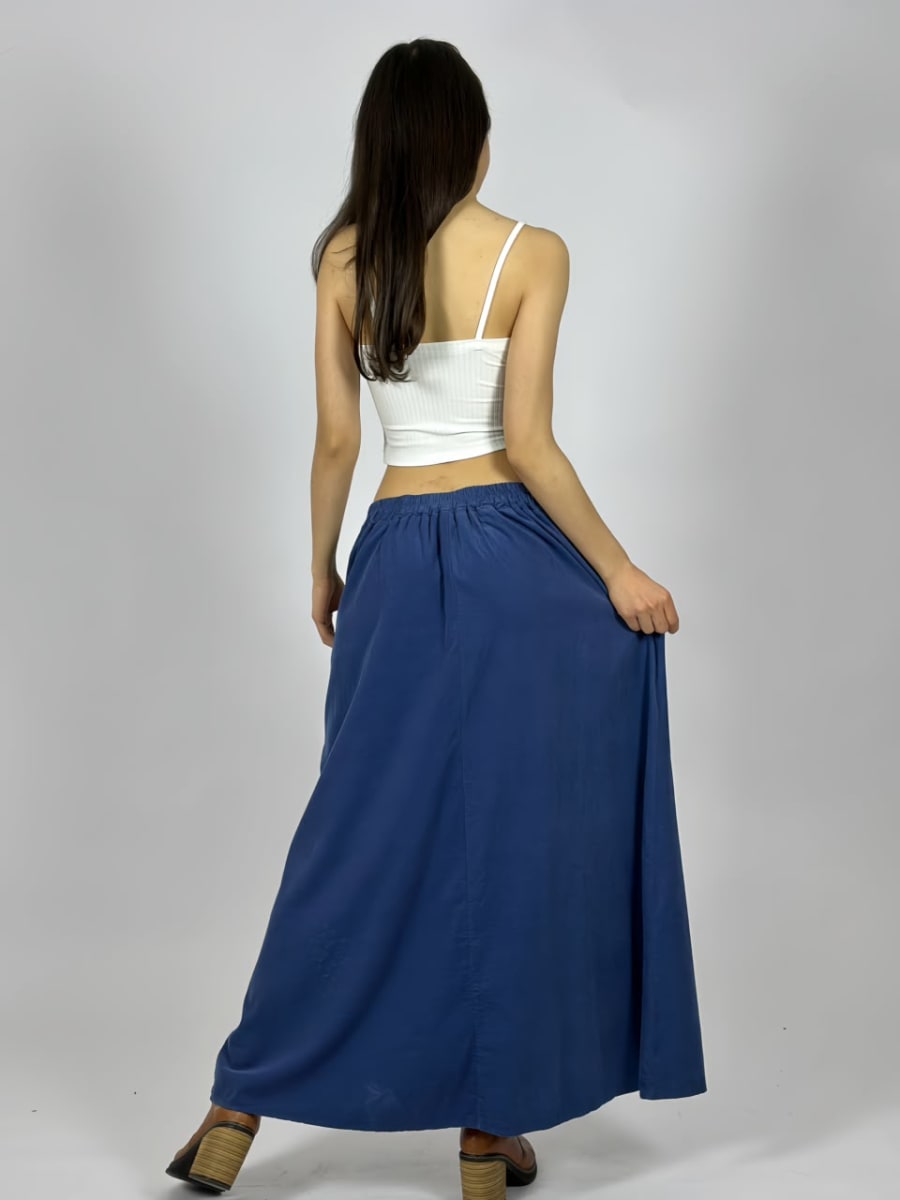 Falda Cotele con Bolsillo A1-476