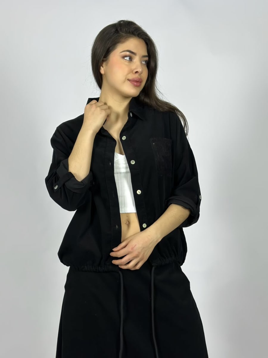Chaqueta Cotele Delgado Bolsillos Brillos A2-573