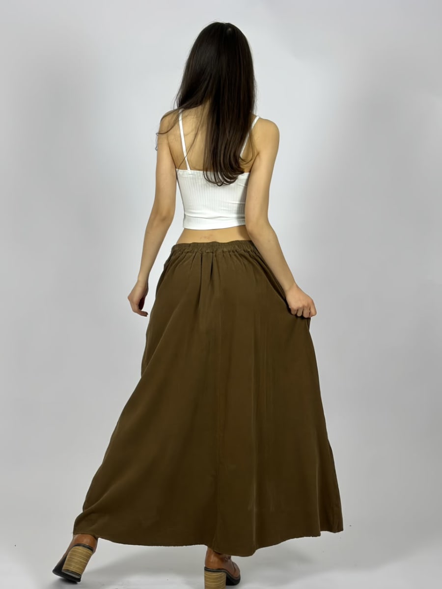 Falda Cotele con Bolsillo A1-479