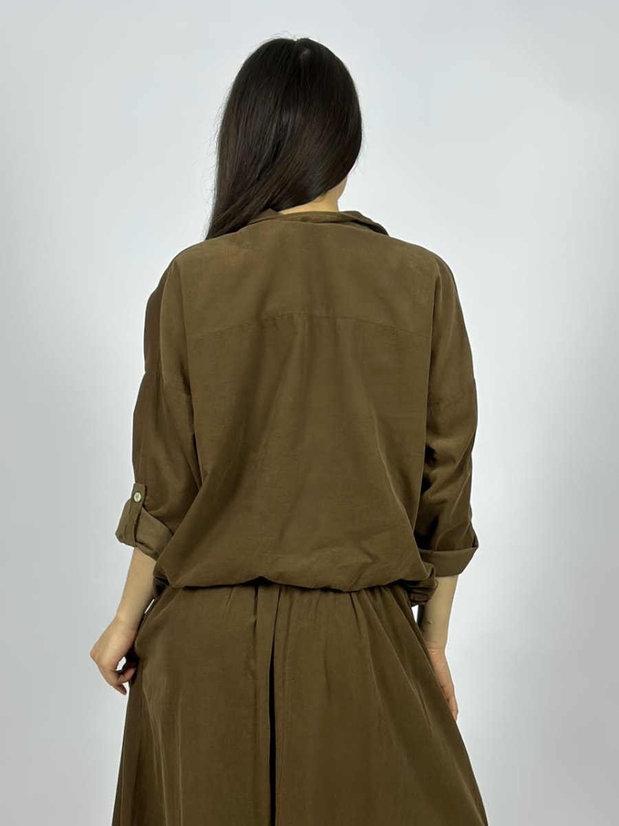 Chaqueta Cotele Delgado Bolsillos Brillos A2-578