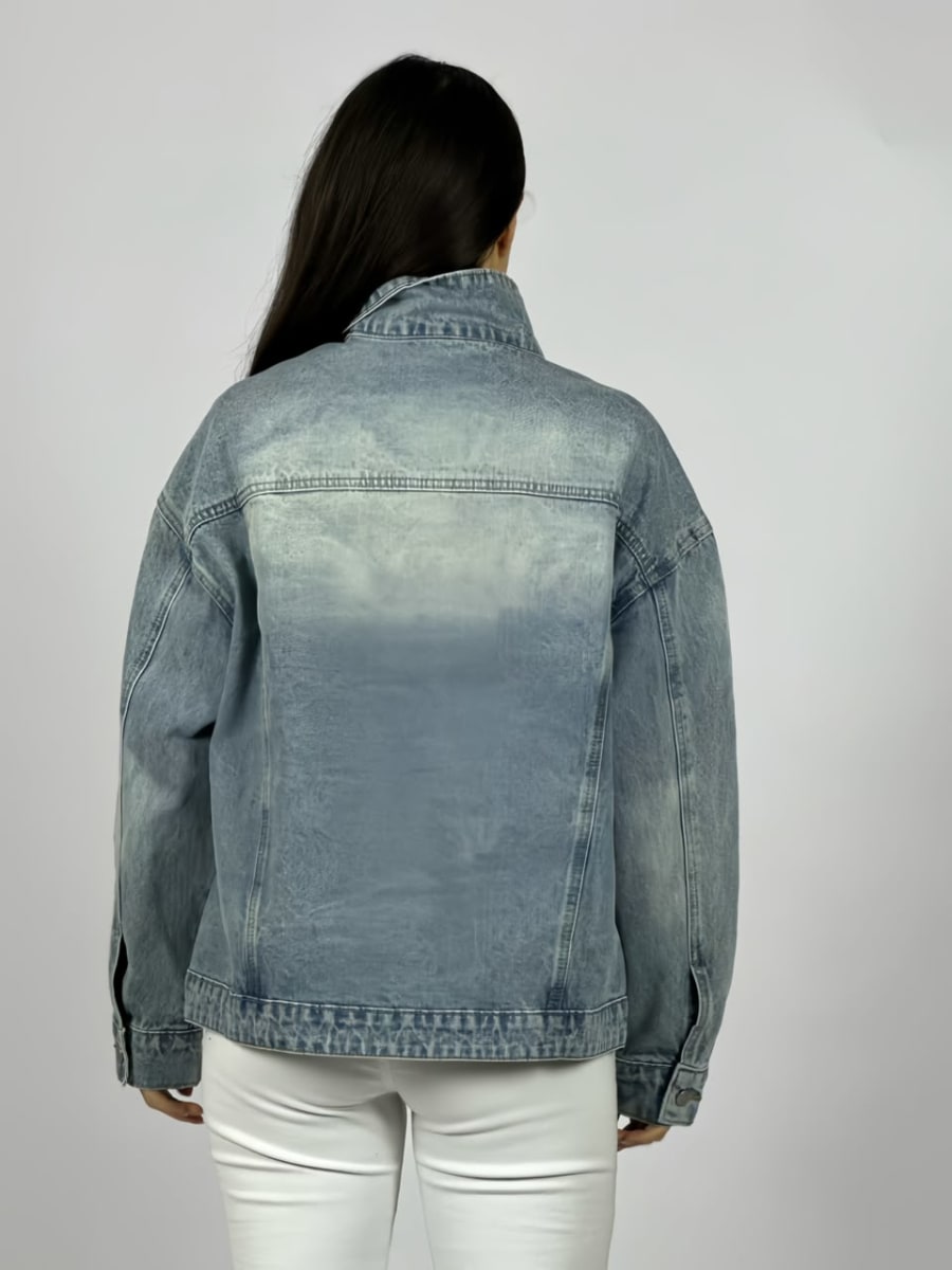 Chaqueta Jeans Botones Cruzados A2-618