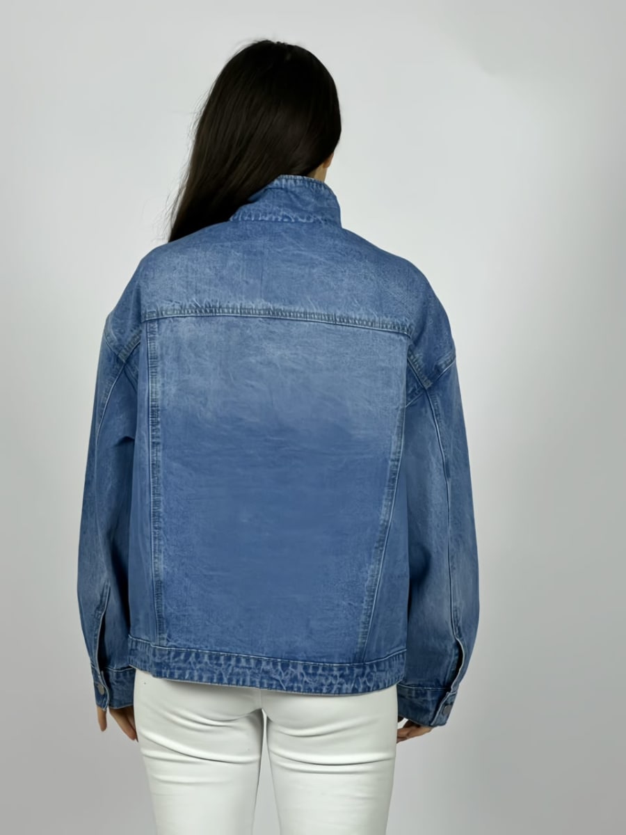 Chaqueta Jeans Botones Cruzados A2-613