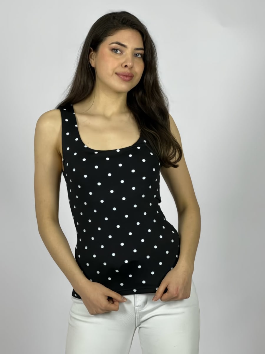 Polera Elasticada Sin Mangas A1-271