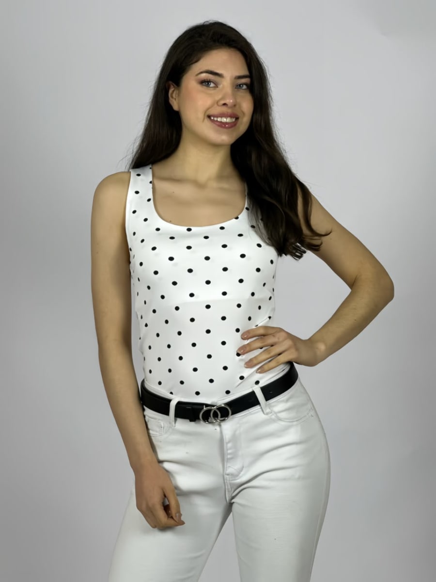 Polera Elasticada Sin Mangas A1-273