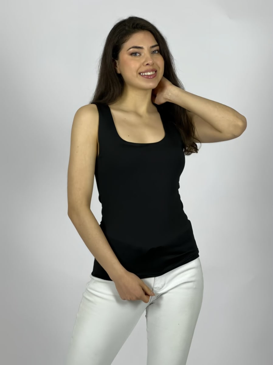 Polera Elasticada Sin Mangas A1-279