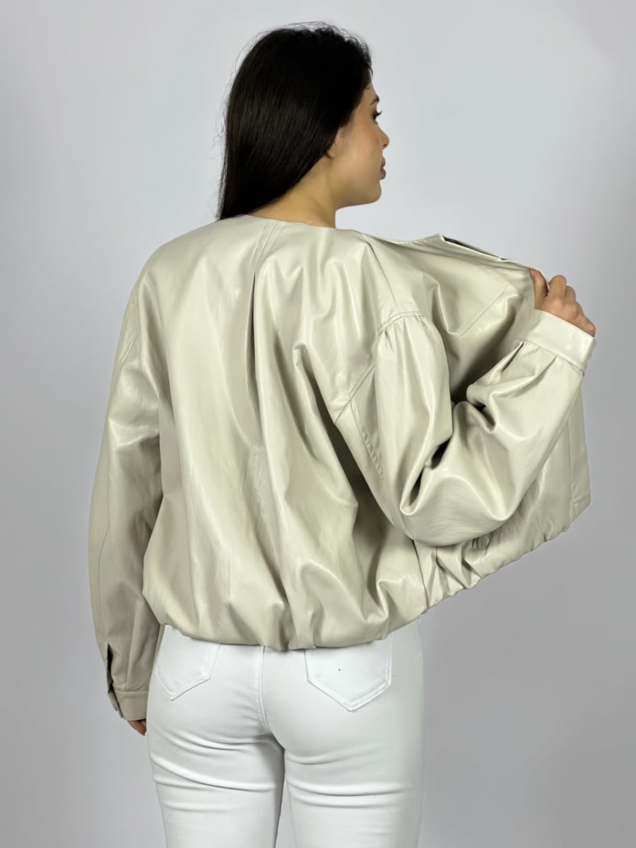 Chaqueta Bomber Eco Cuero B4-1684