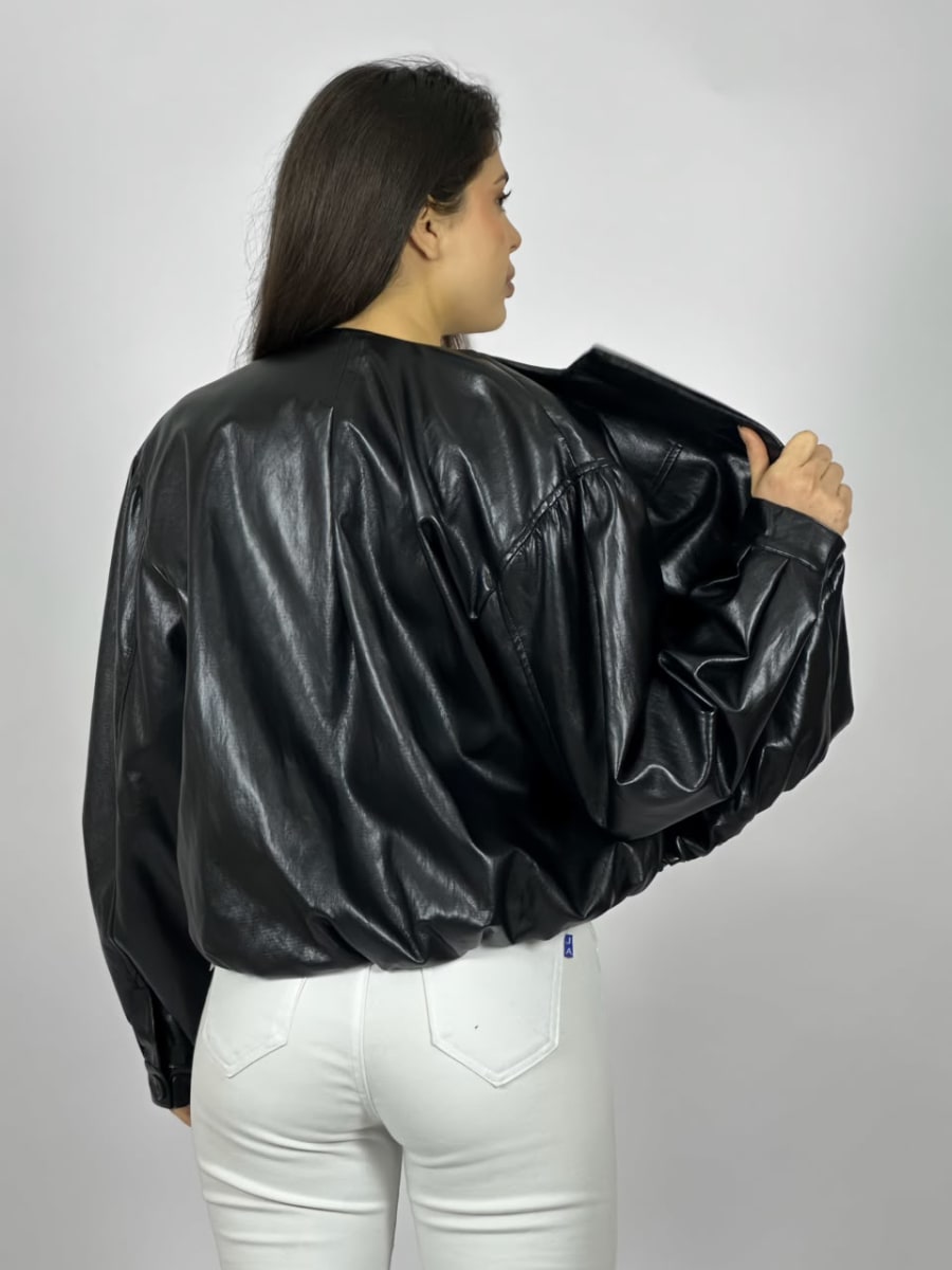 Chaqueta Bomber Eco Cuero B4-1688