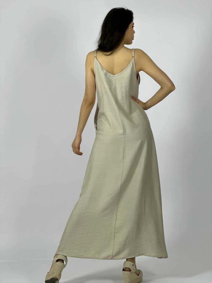 Vestido Crepe S/Mangas LOVE FOREVER A3-736