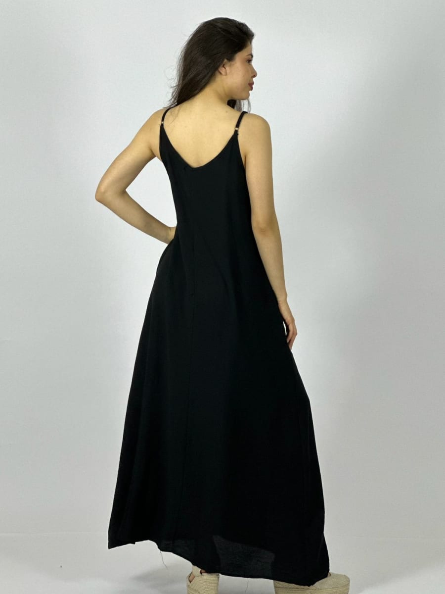 Vestido Crepe S/Mangas LOVE FOREVER A3-7316