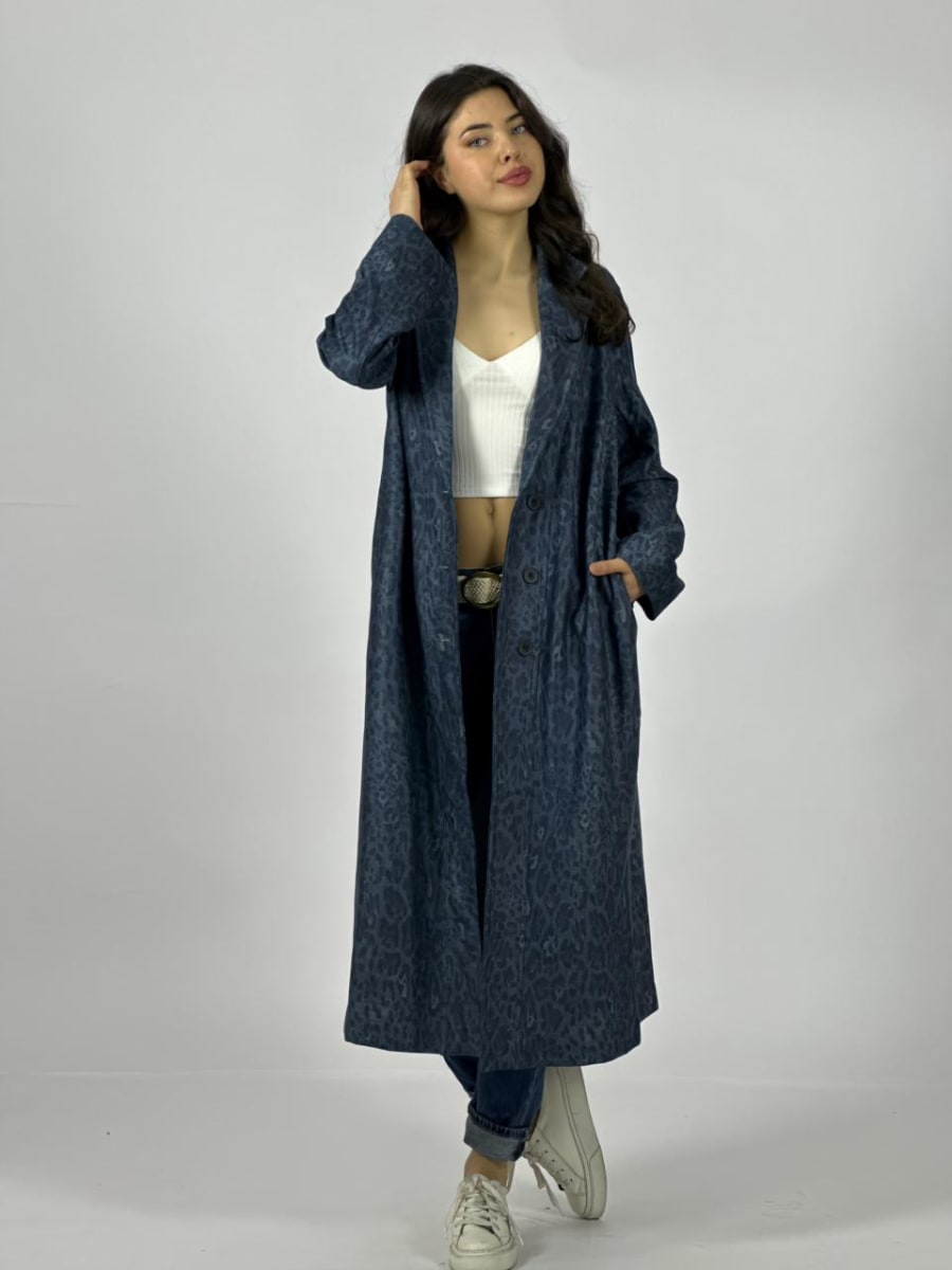 Chaqueta Gamuza Diseño Print A1-292