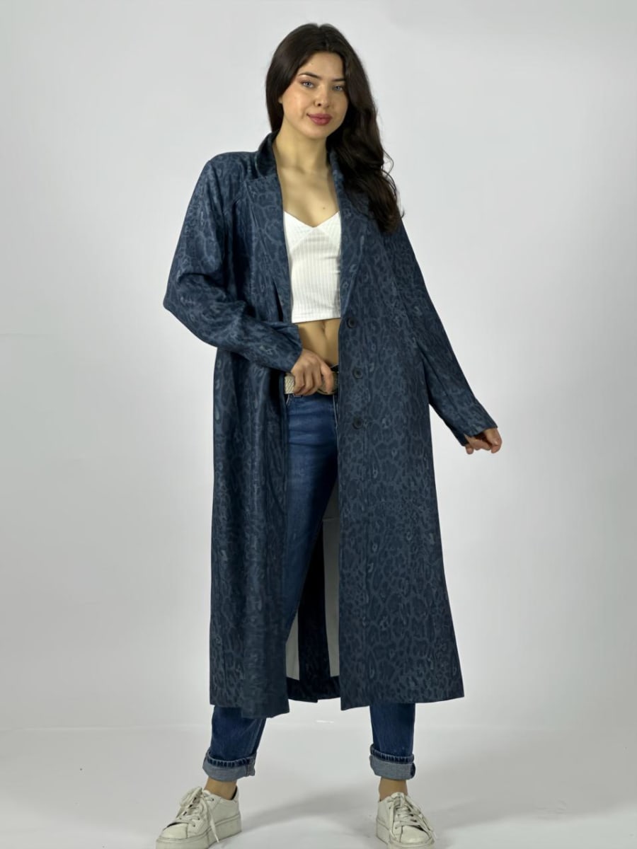 Chaqueta Gamuza Diseño Print A1-293