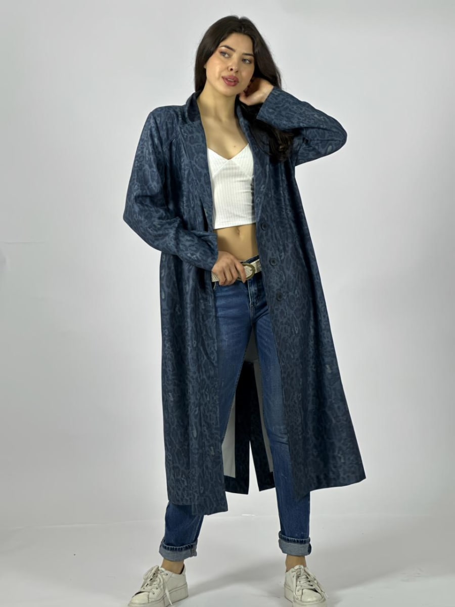 Chaqueta Gamuza Diseño Print A1-294