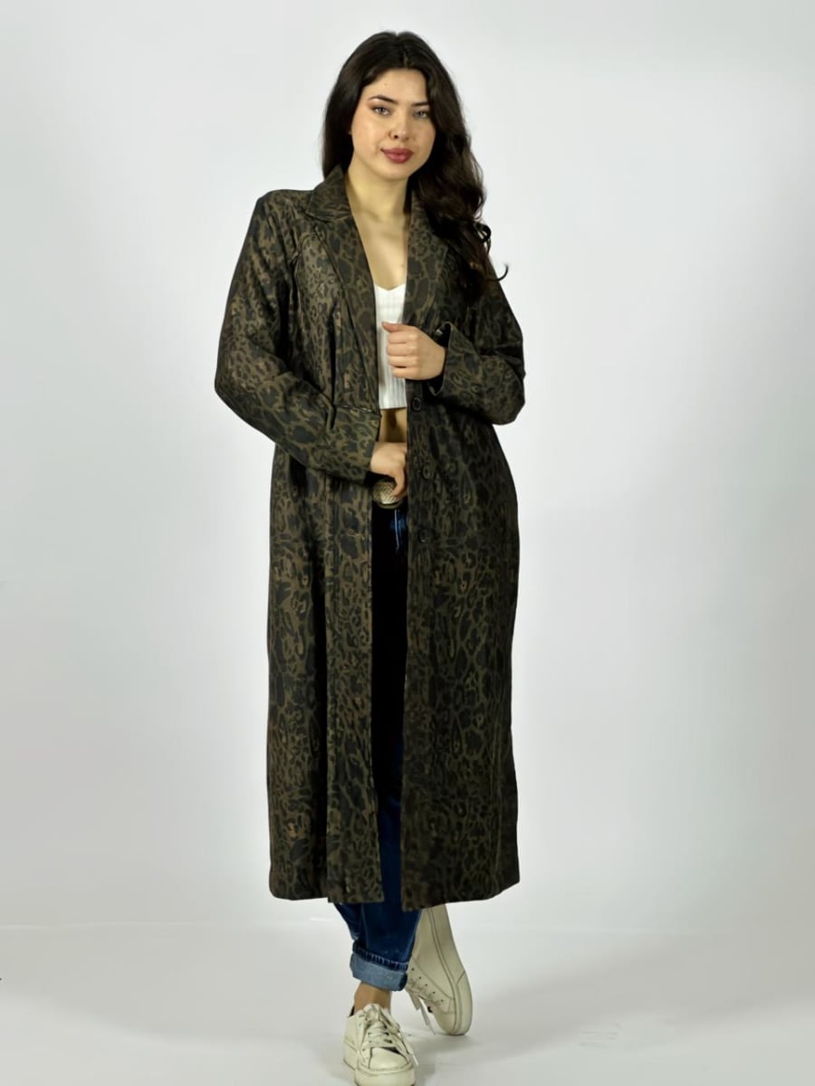 Chaqueta Gamuza Diseño Print A1-296