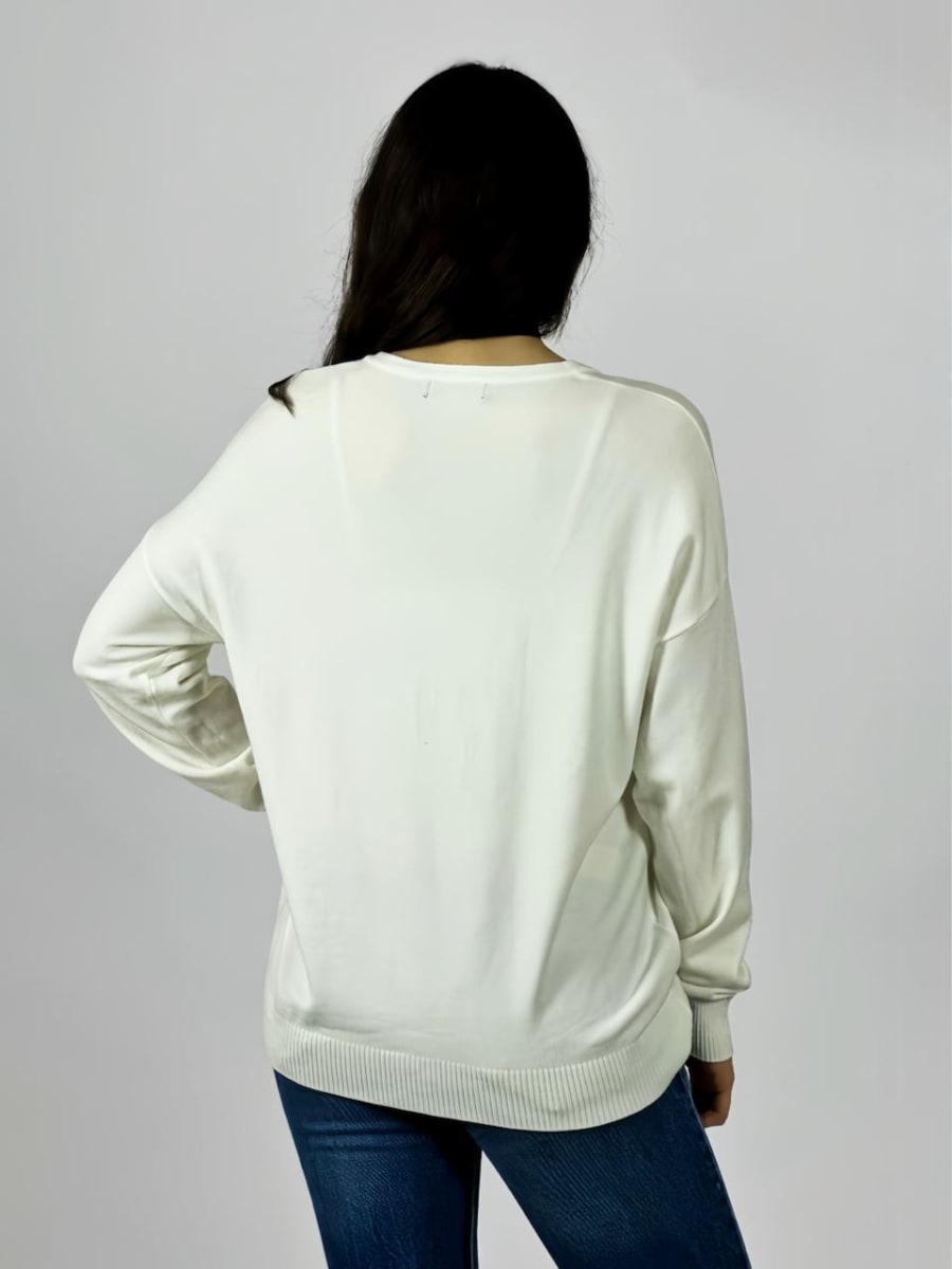 Sweater Spandex Triple Corazon Brillantes A3-766