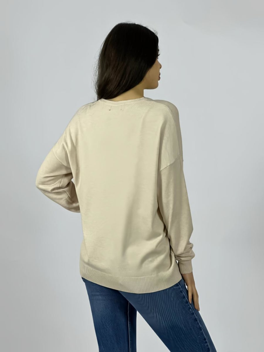 Sweater Spandex Triple Corazon Brillantes A3-7612