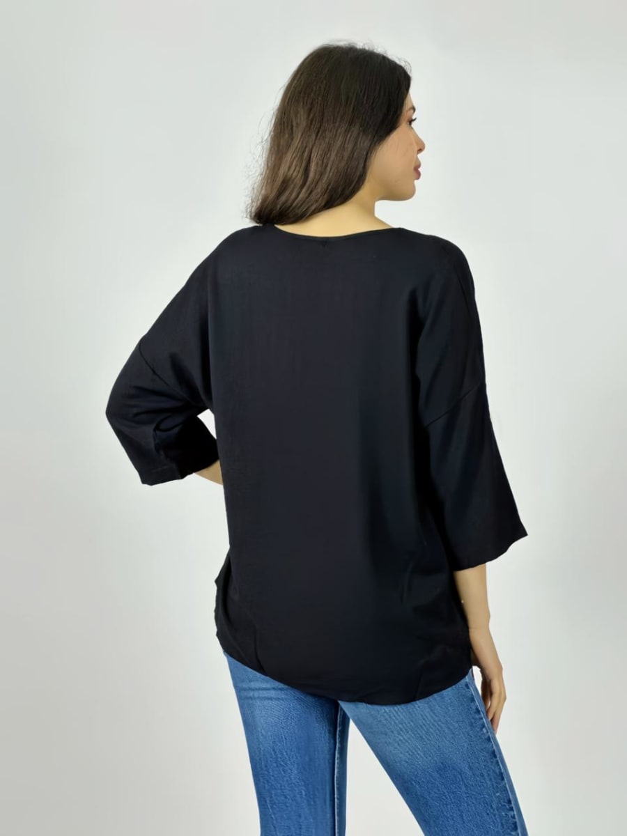 Polera Lino Letra SIMPLE Print A1-337