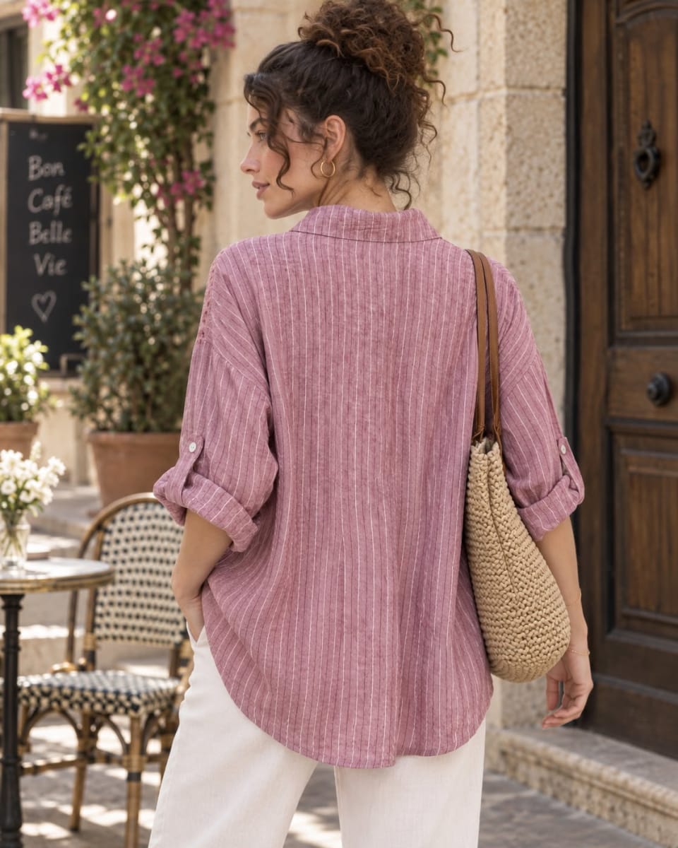 Blusa Con Tejido Latera Cuadro Corazon A1-158