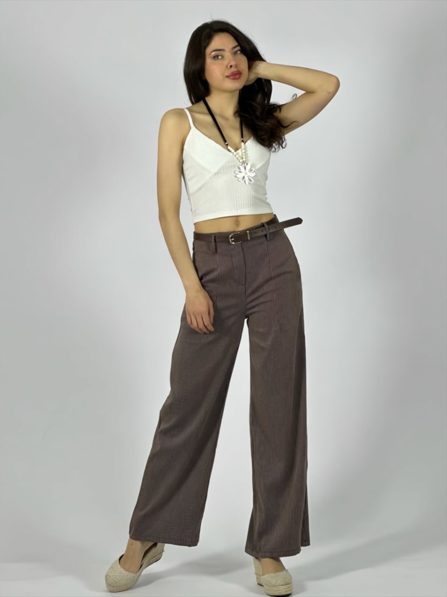 Palazo Casual Con Bolsillos A2-584