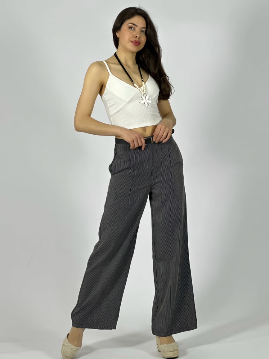 Palazo Casual Con Bolsillos A2-5810