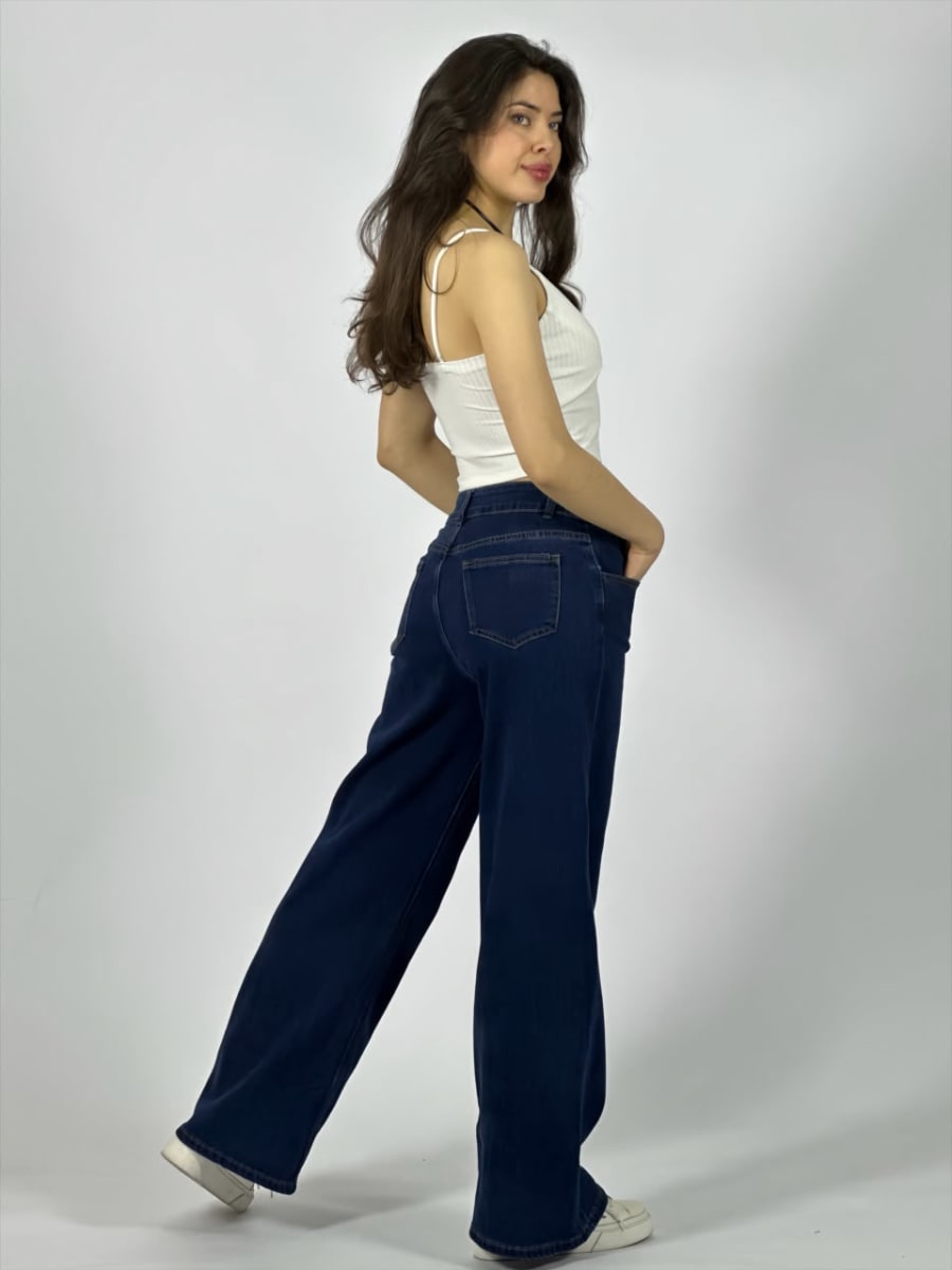 Jeans Elasticado Costura Vertical A1-256