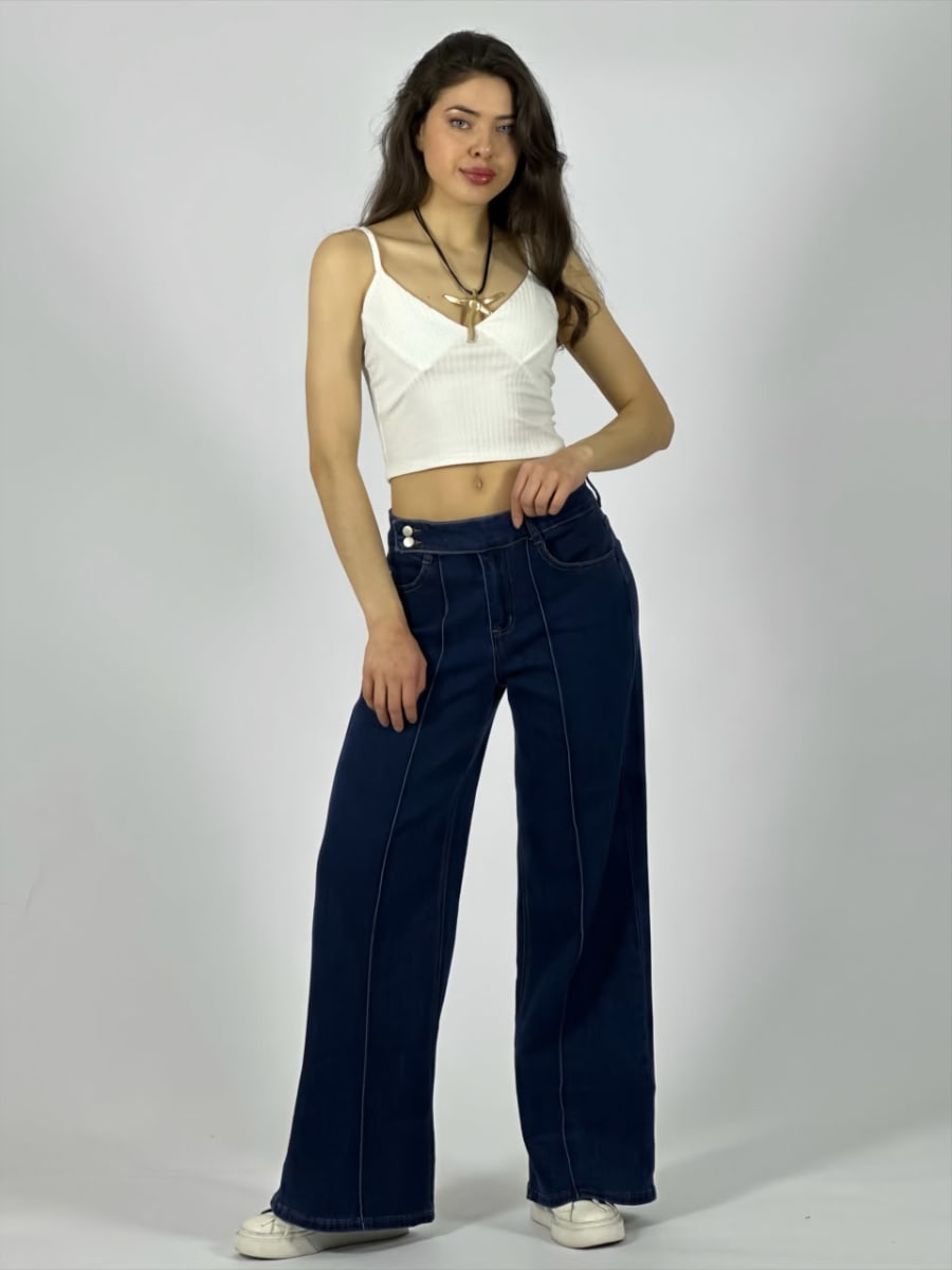 Jeans Elasticado Costura Vertical A1-257