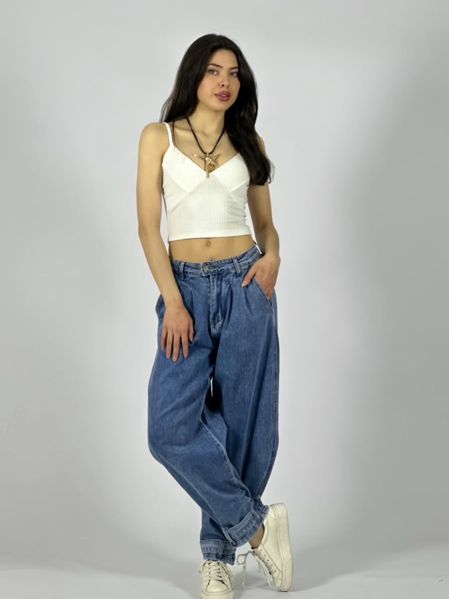 Jeans Mezclilla Basta Ajustable A4-924