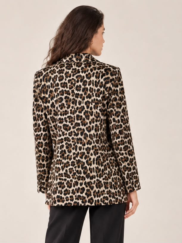 Blazer Print con Bolsillos A1-282