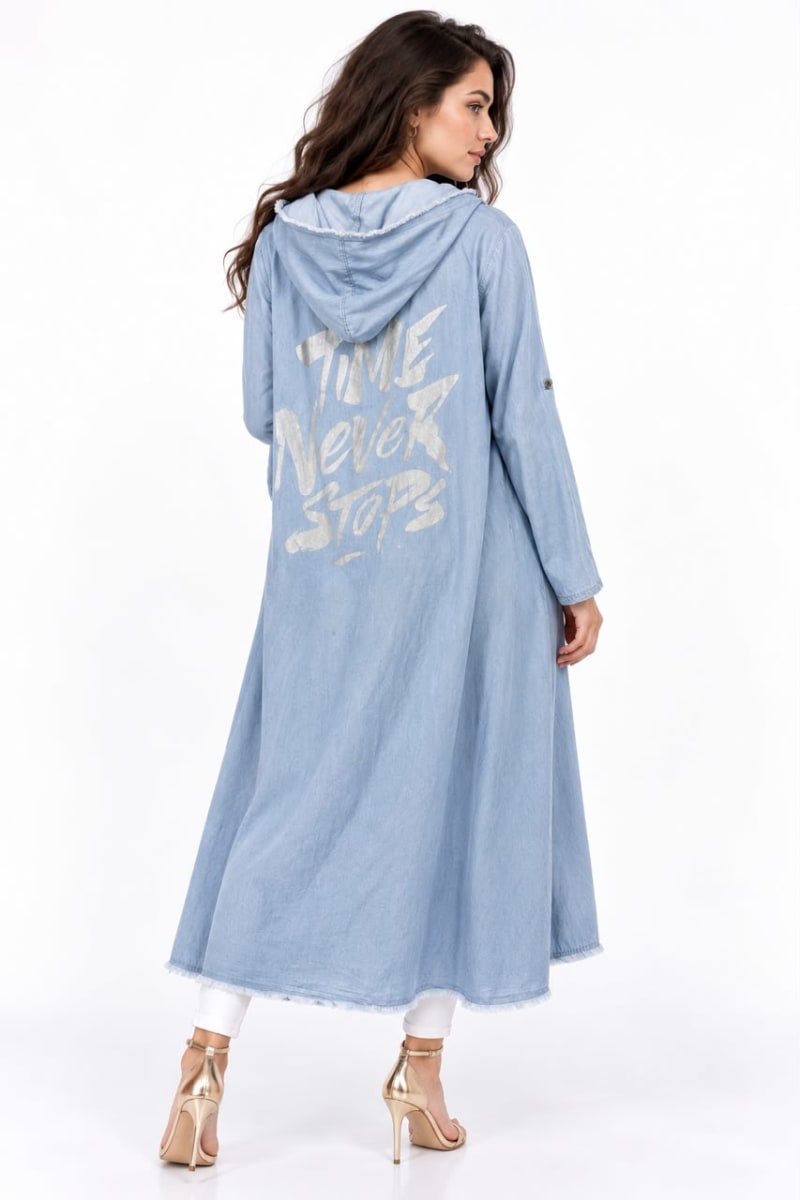 Tapàdo Mezclilla Dorso TIME NEVER STOPS A1-142