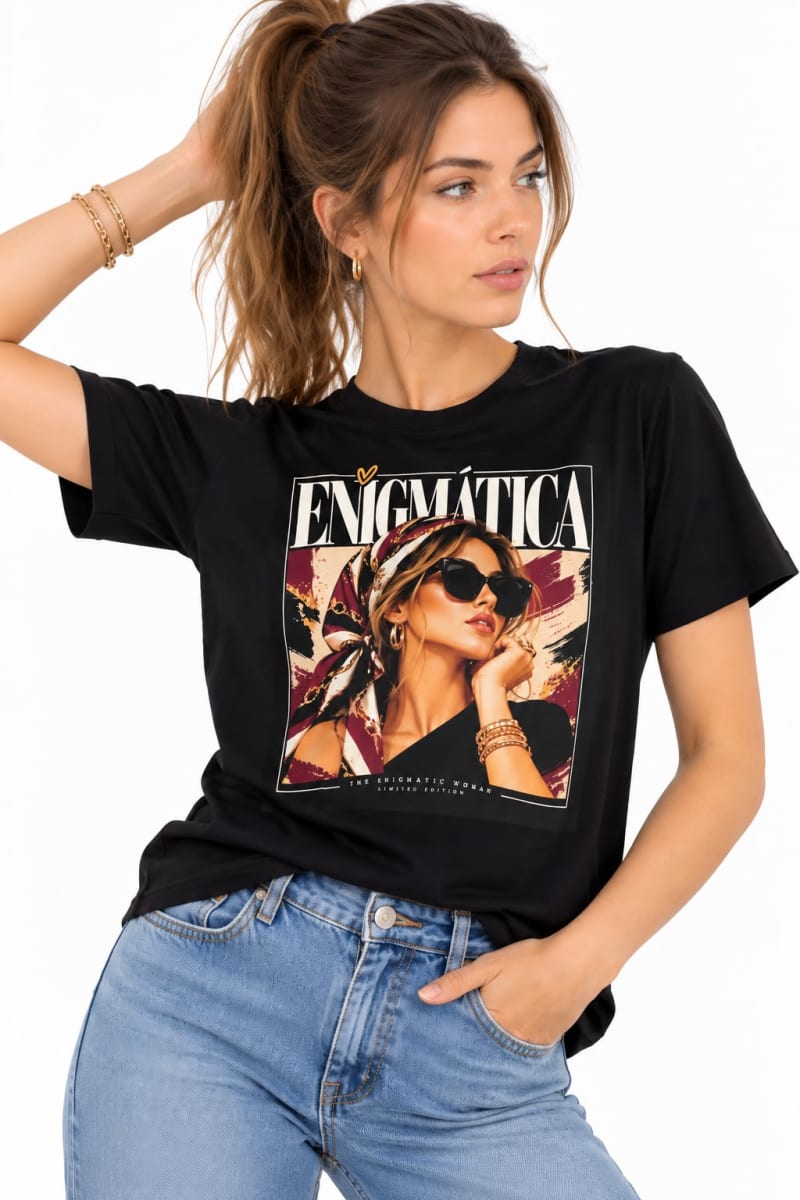POLERA ESTAMPADA ENIGMATICA A4-882