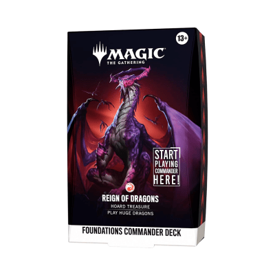 [PREVENTA] MTG Foundations Commander Deck - Reign of Dragons1