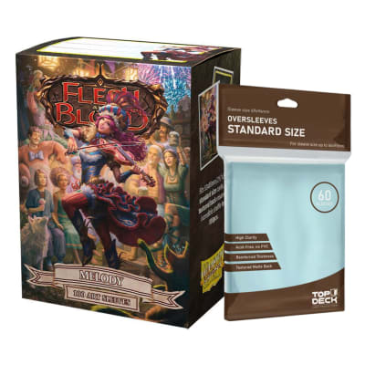 Protector Dragon Shield Art Matte Standard Flesh & Blood - Melody + Cubre Protector Top Deck1