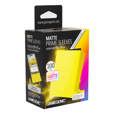 Protectores Matte Prime Sleeves - Yellow