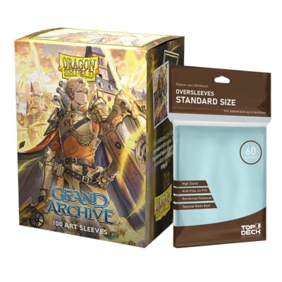 Protector Dragon Shield Art Matte Standard Grand Archive - Tonoris + Cubre Protector Top Deck1