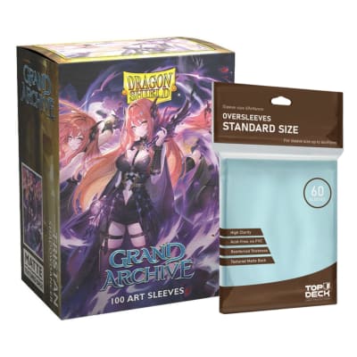 Protector Dragon Shield Art Matte Standard Grand Archive - Tristan, Shadowdancer + Cubre Protector T1