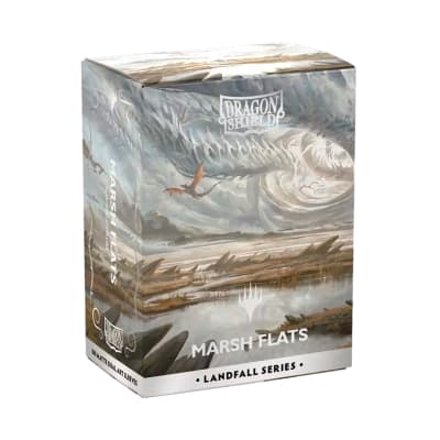 Protector Dragon Shield Art Standard Dual Matte MTG Landfall Series - Marsh Flats1