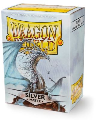Protector Dragon Shield Standard Matte 100u. - Silver