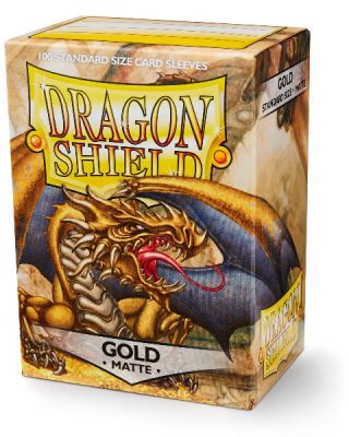 Protector Dragon Shield Standard Matte 100u. - Gold