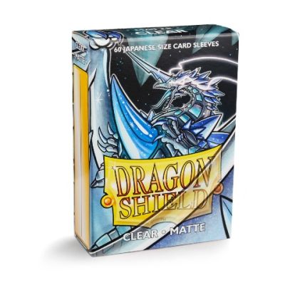 Protectores Japanese Small 60 Unidades Matte Clear Dragon Shield Protectores Japanese Small 60 Unidades Matte Clear Dragon Shield