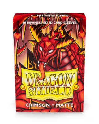 Protector Dragon Shield Japanese Matte 60u. - Crimson
