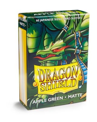 Protectores Japanese Small 60 Unidades Matte Apple Green Dragon Shield Protectores Japanese Small 60 Unidades Matte Apple Green Dragon Shield