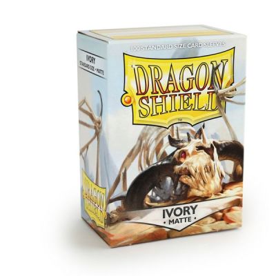 Protector Dragon Shield Standard Matte 100u. - Ivory