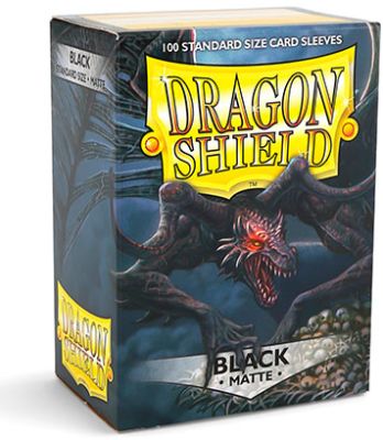 Protectores Standard 100 Unidades Matte Black Dragon Shield Protectores Standard 100 Unidades Matte Black Dragon Shield